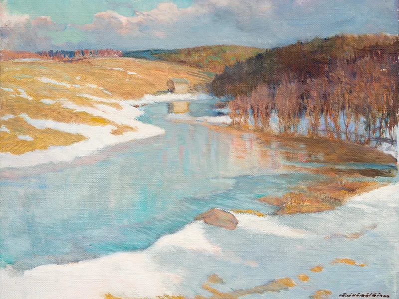 1876-Väinö Hämäläinen - Giorno d'aprile